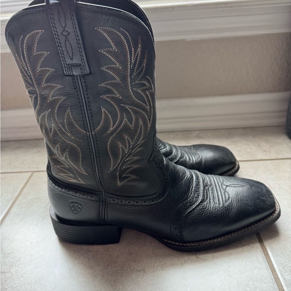 Men’s Ariat Sport Square Toe Cowboy Boots. Size 13EE - Picture 6 of 9